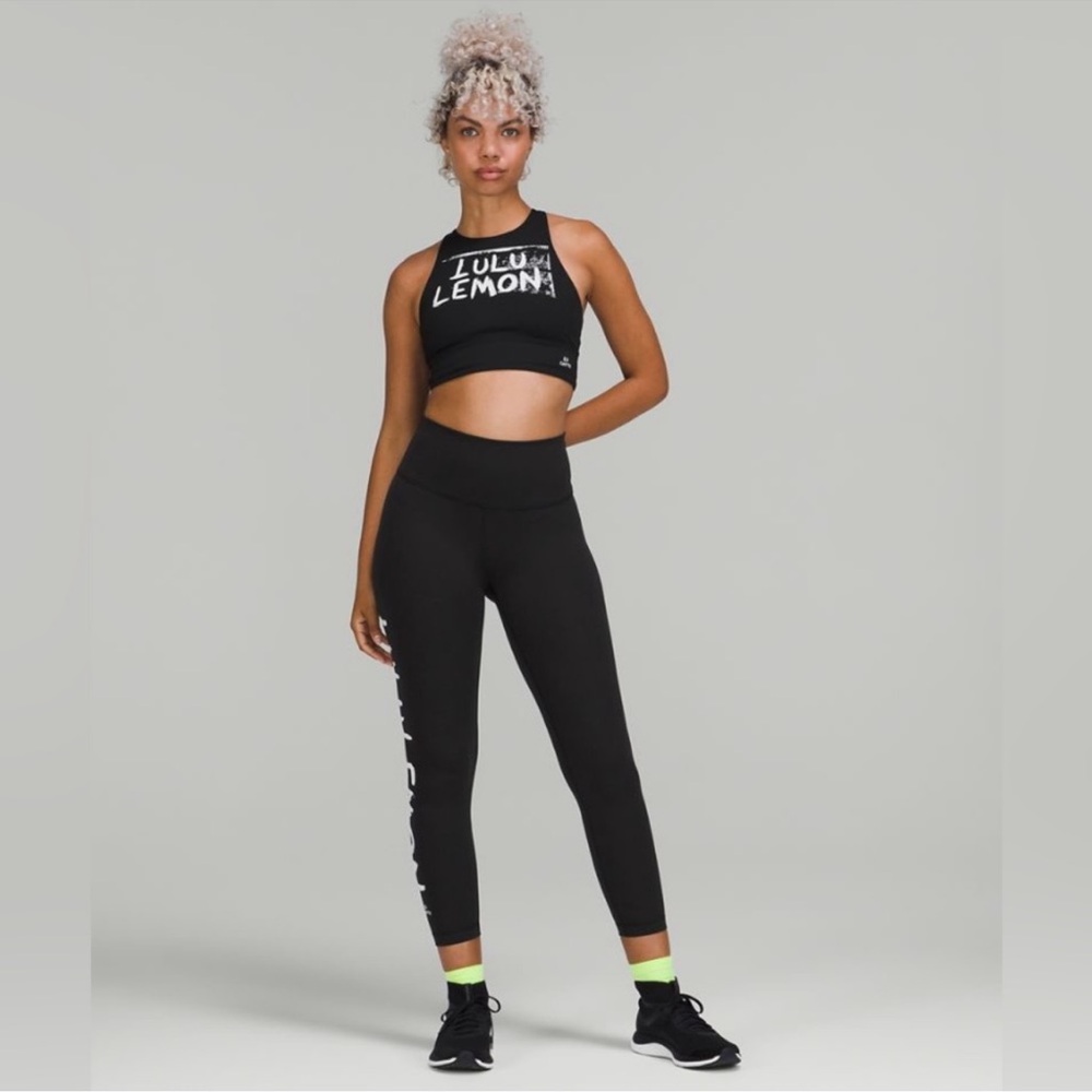 NWT LULULEMON WHITE Energy High-Neck Longline Bra Ed Curtis
